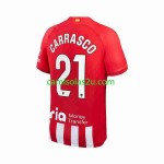 Camisolas de futebol Atlético Madrid 2 Yannick Carrasco 21 Equipamento Principal 2023/24 Manga Curta